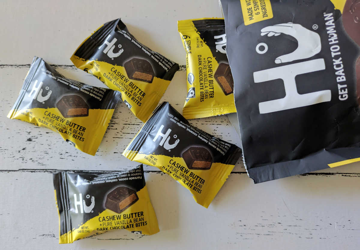 individually wrapped hu dark chocolate bites