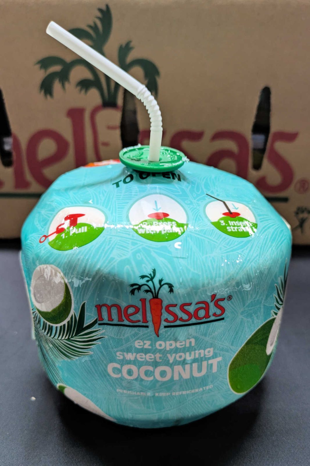 Get delicious, super fresh coconut water in seconds with Melissa's EZ Open Coconuts! My review highlights their easy 3-step opening process.
