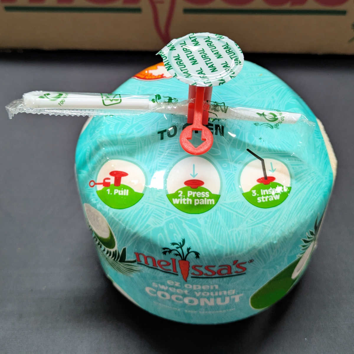 picture instructions for ez open coconuts