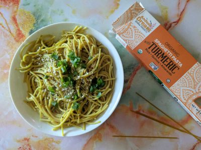 prepared organic andean cream turmeric pasta