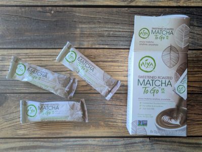 aiya sweetened matcha to go package