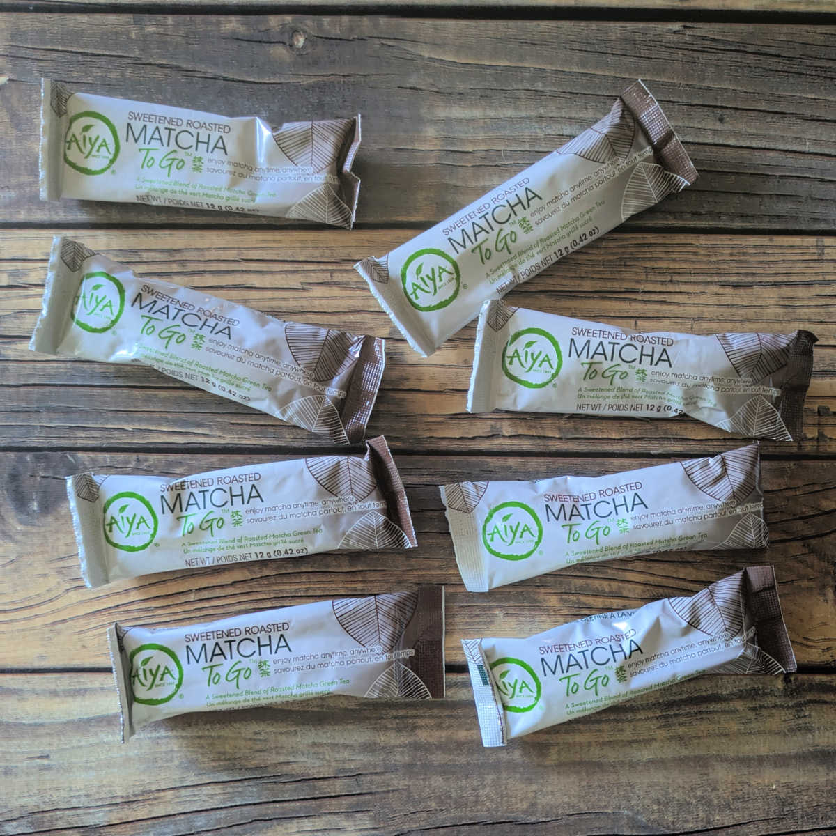 aiya sweetened roasted matcha to go