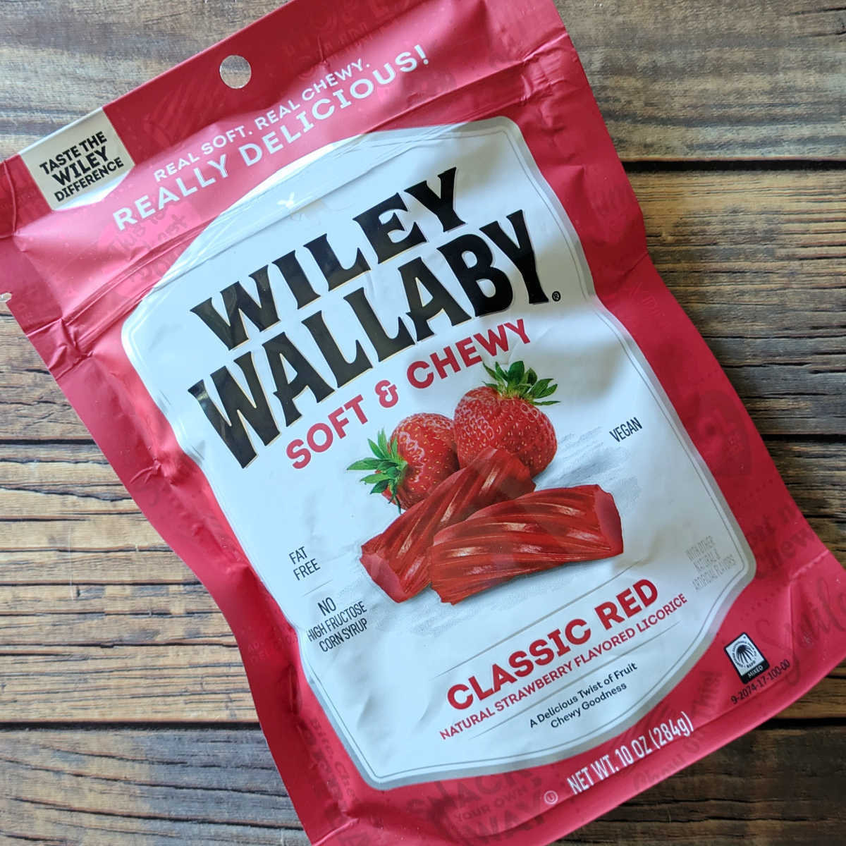 classic red wiley wallaby soft chewy licorice