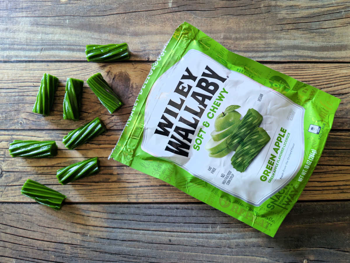 green apple wiley wallaby licorice