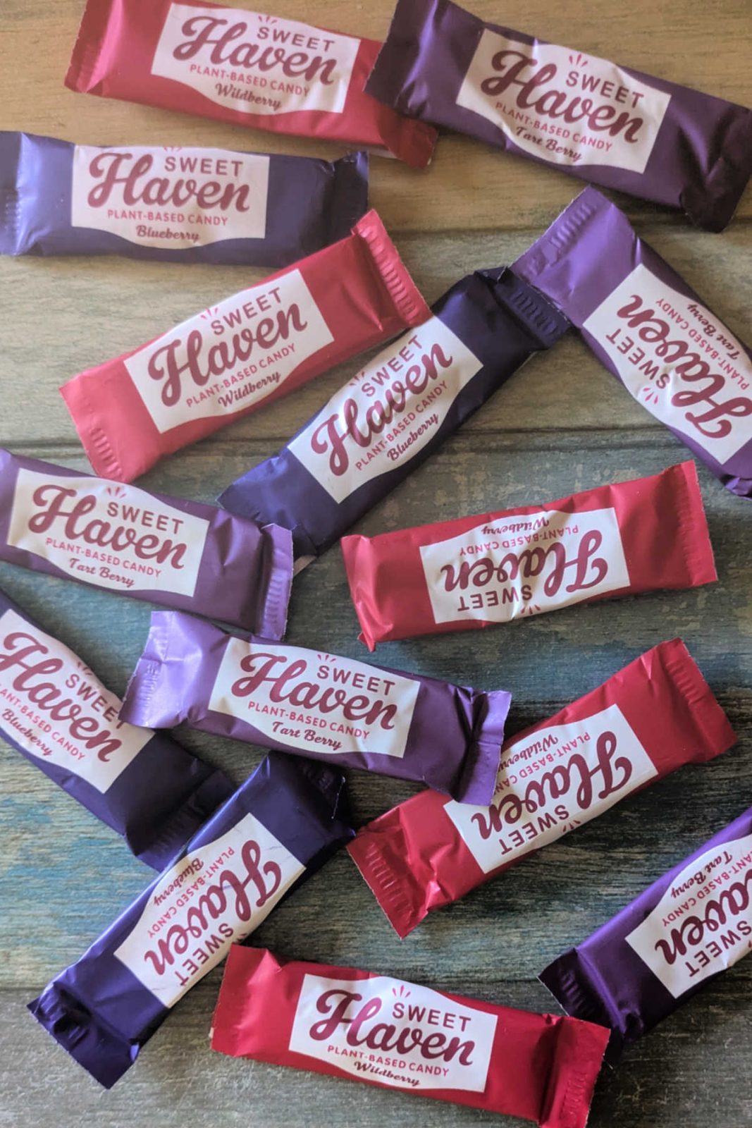 Enjoy a sweet escape with Sweet Haven Plant-Based Candy in delightful Berry and Tropical mixes. These individually wrapped, gluten-free, non-GMO treats have colors from real fruit and veg!