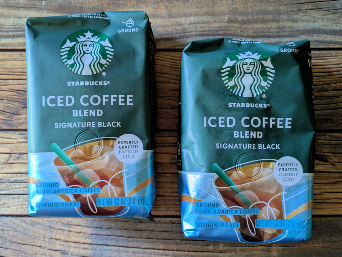 iced coffee blend starbucks ground