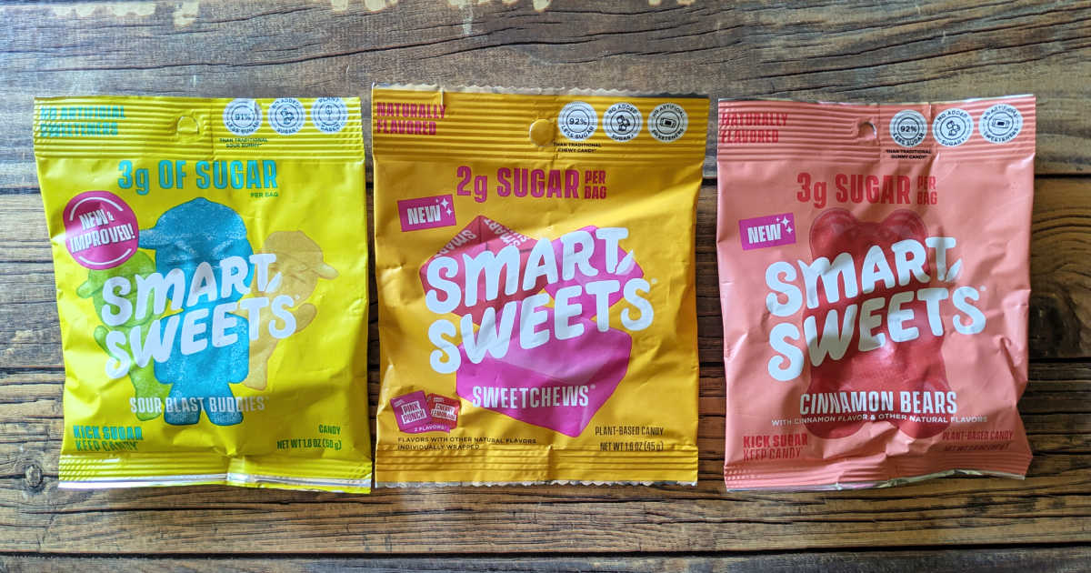 naturally flavored candy with less sugar