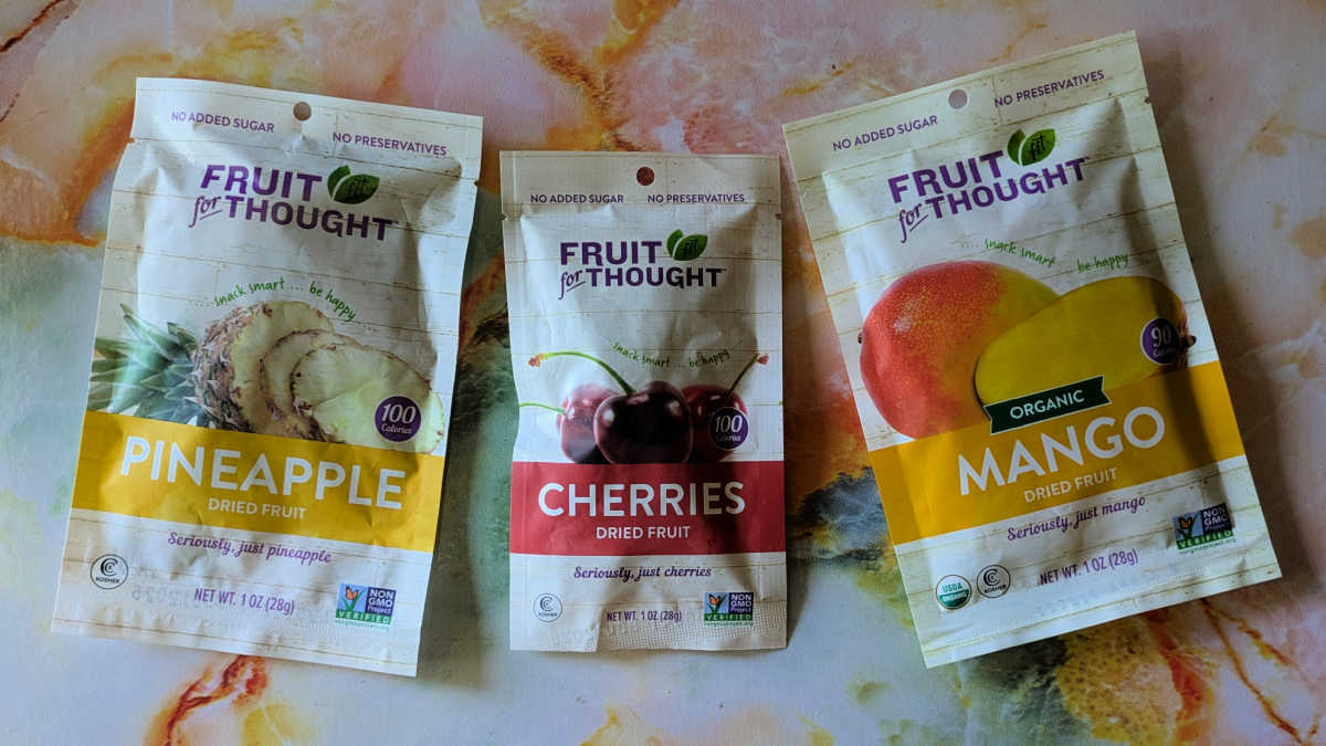 no sugar added dried fruit snacks