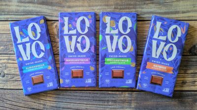 plant based lovo chocolate bars