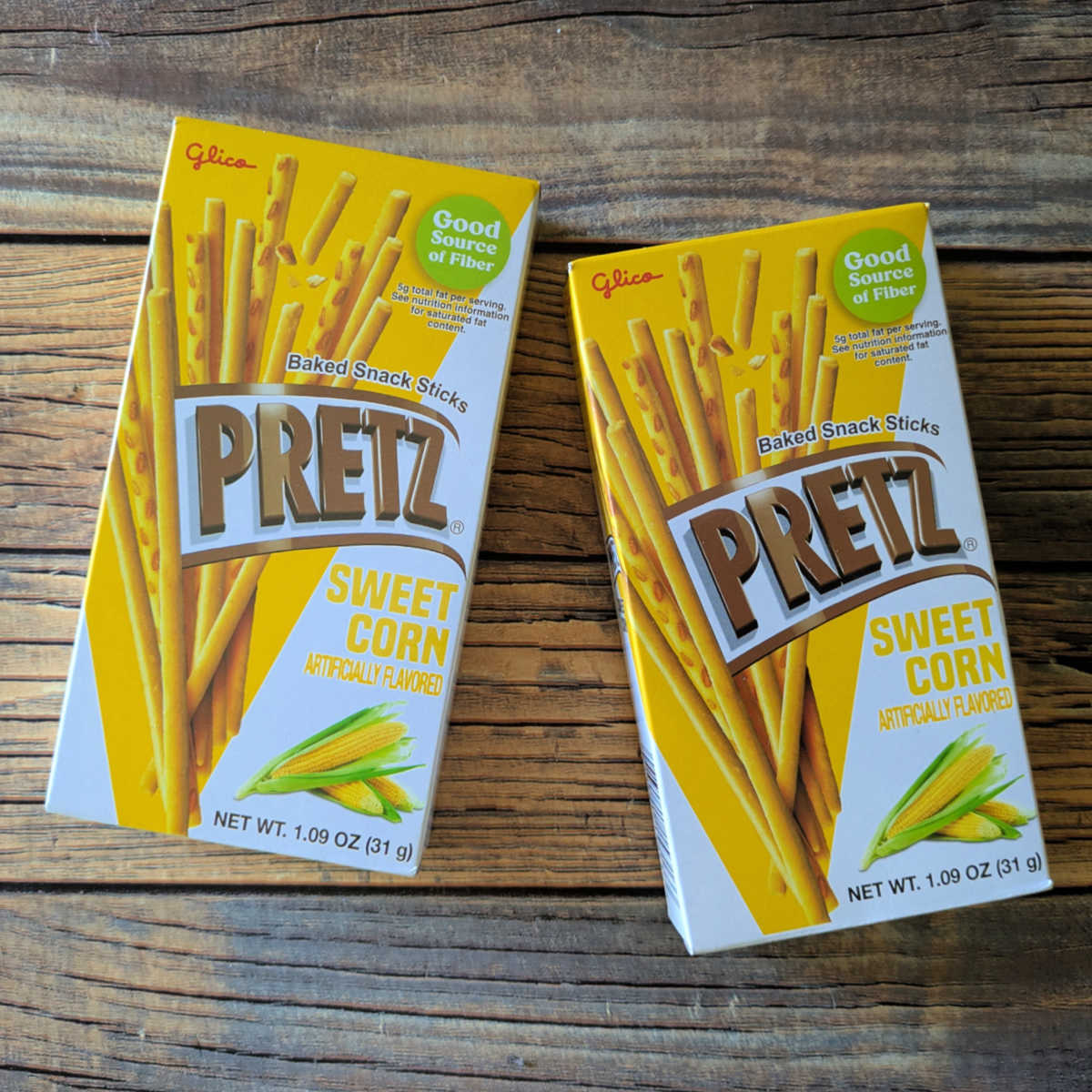 pretz sweet corn snack sticks