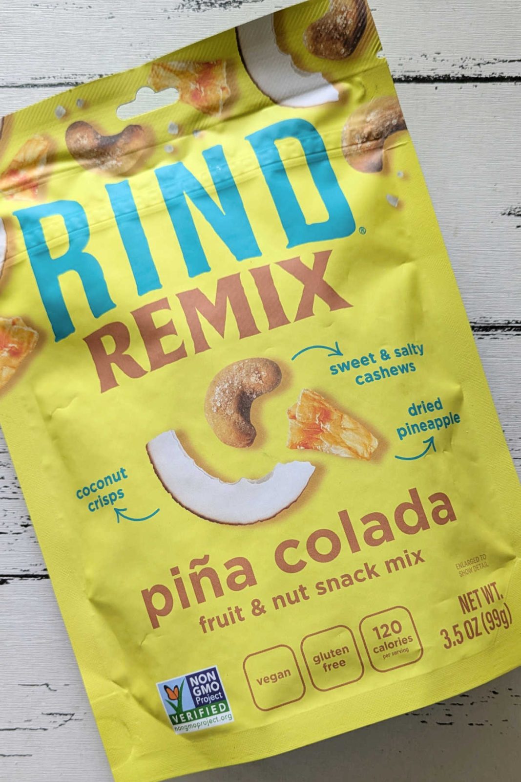 Rind Remix Snacks offer delicious, natural ingredients and great texture. The satisfying fruit and nut mixes are gluten-free, vegan, and non-GMO.