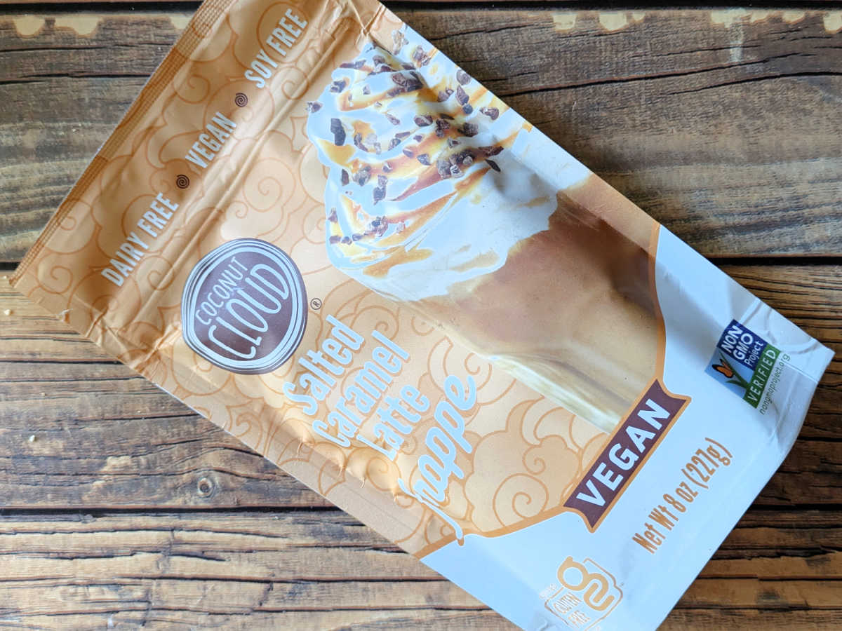 salted caramel latte coconut cloud frappe mix
