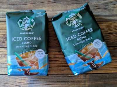 signature black starbucks iced coffee blend