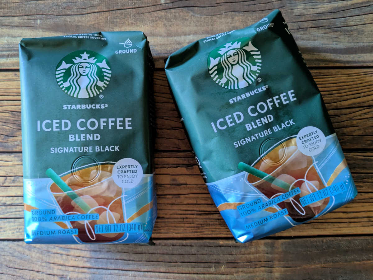 signature black starbucks iced coffee blend