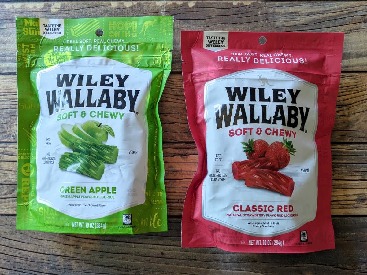 soft and chewy wiley wallaby licorice