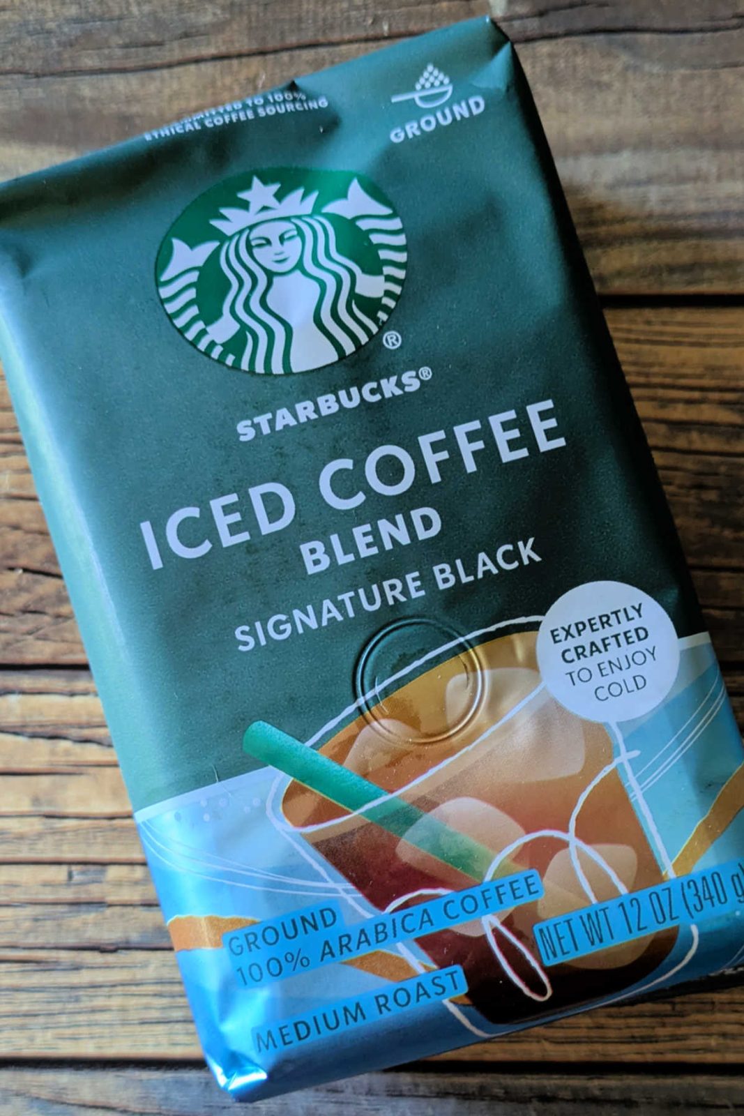 Get your iced coffee fix at home with Starbucks Iced Coffee Blend. It is designed for easy brewing and perfect for hot summer days.