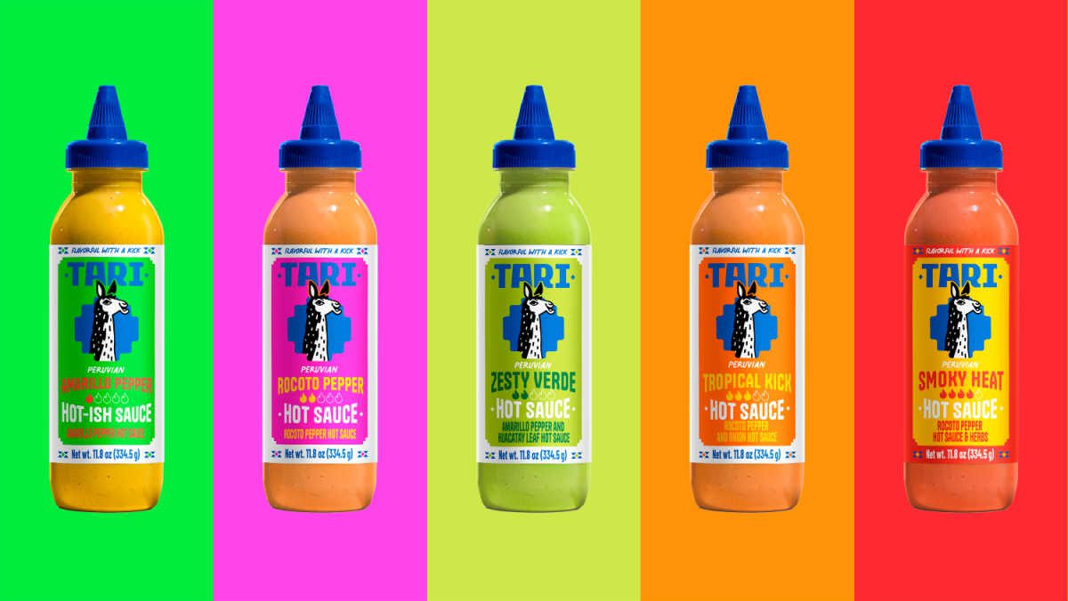 tari hot sauce bottles