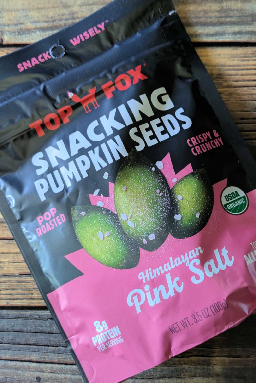 Top Fox Snacking Pumpkin Seeds offer a great texture and bold flavors. These "pop roasted" seeds are a genuinely satisfying snack.