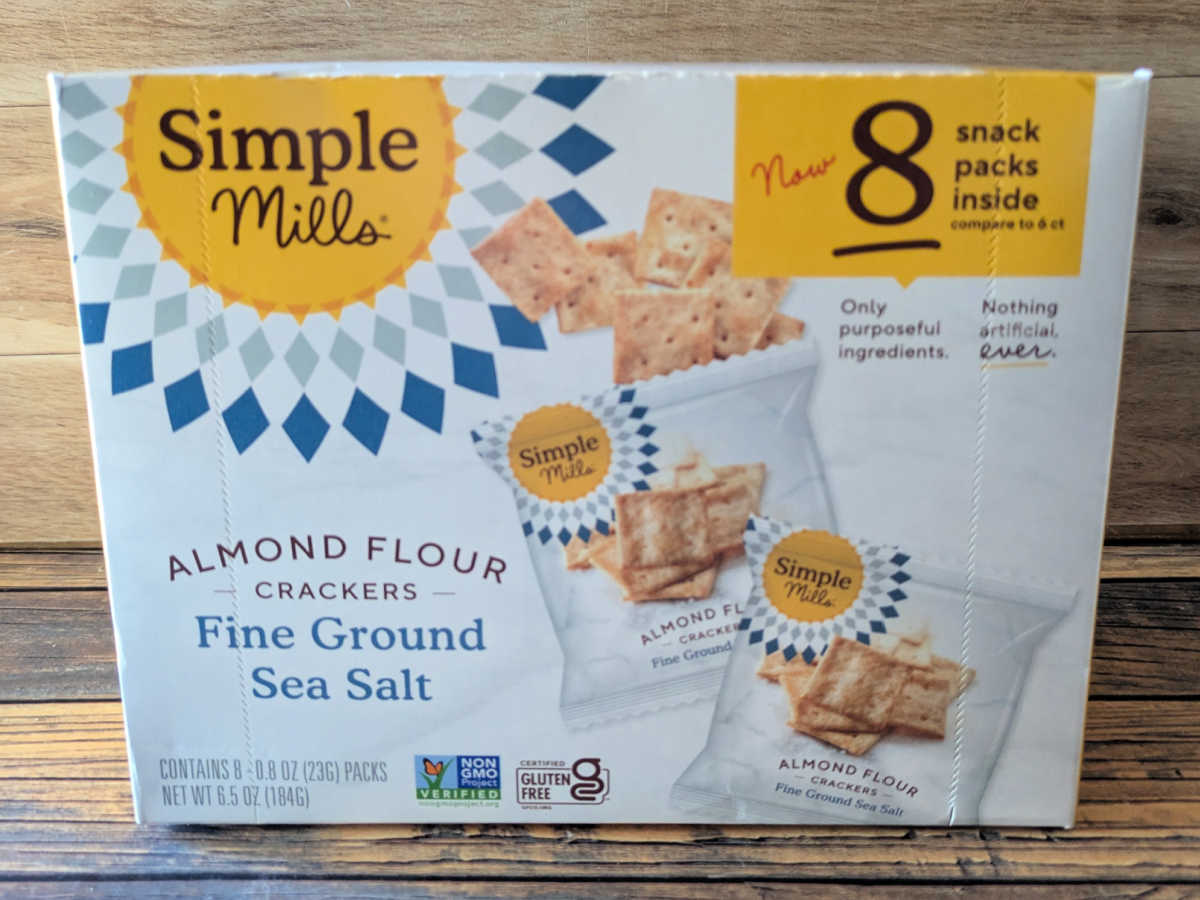 Simple Mills Almond Flour Crackers Snack Pack