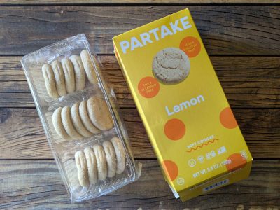 gluten free partake lemon cookies