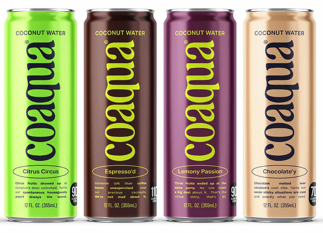 flavored coconut water