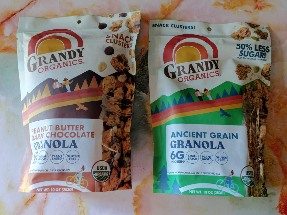 granola new grandy organics flavors