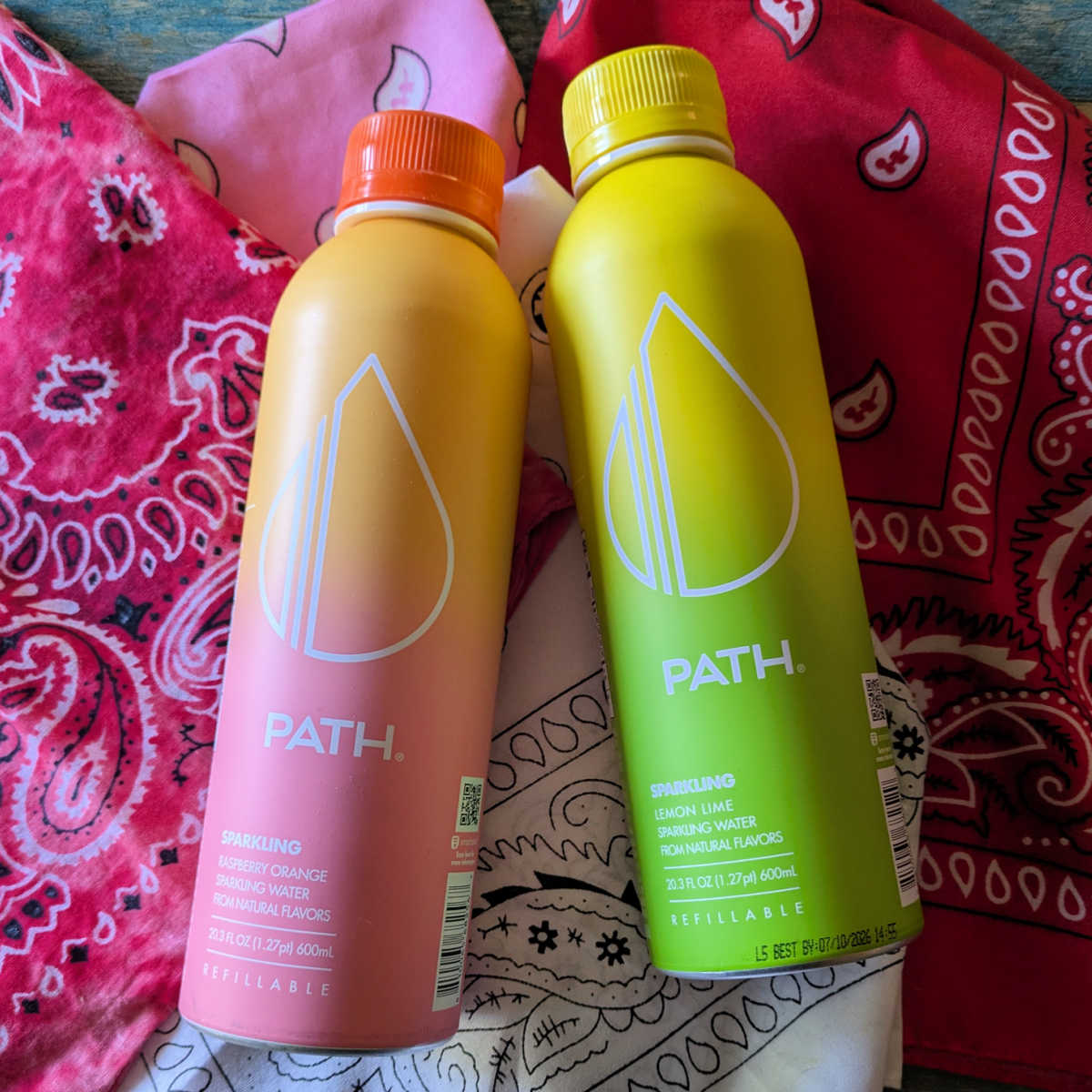 2 flavors path sparkling water