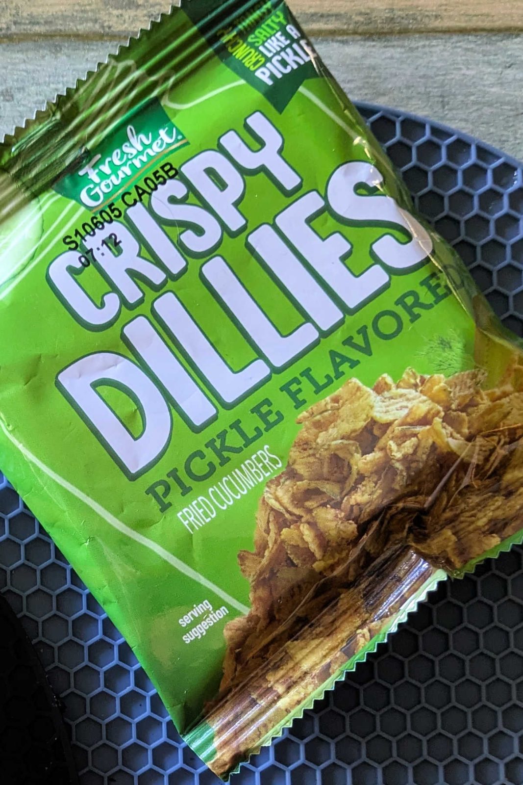 Fresh Gourmet Crispy Dillies deliver the addictive crunch of fried onions with a bold dill pickle flavor. They're great for salads, , sandwiches, tacos, and appetizers.