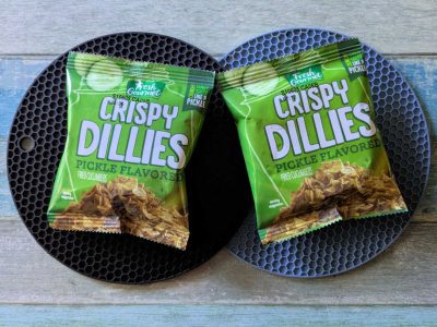 fresh gourmet crispy dillies fried pickle flavored cucumbers