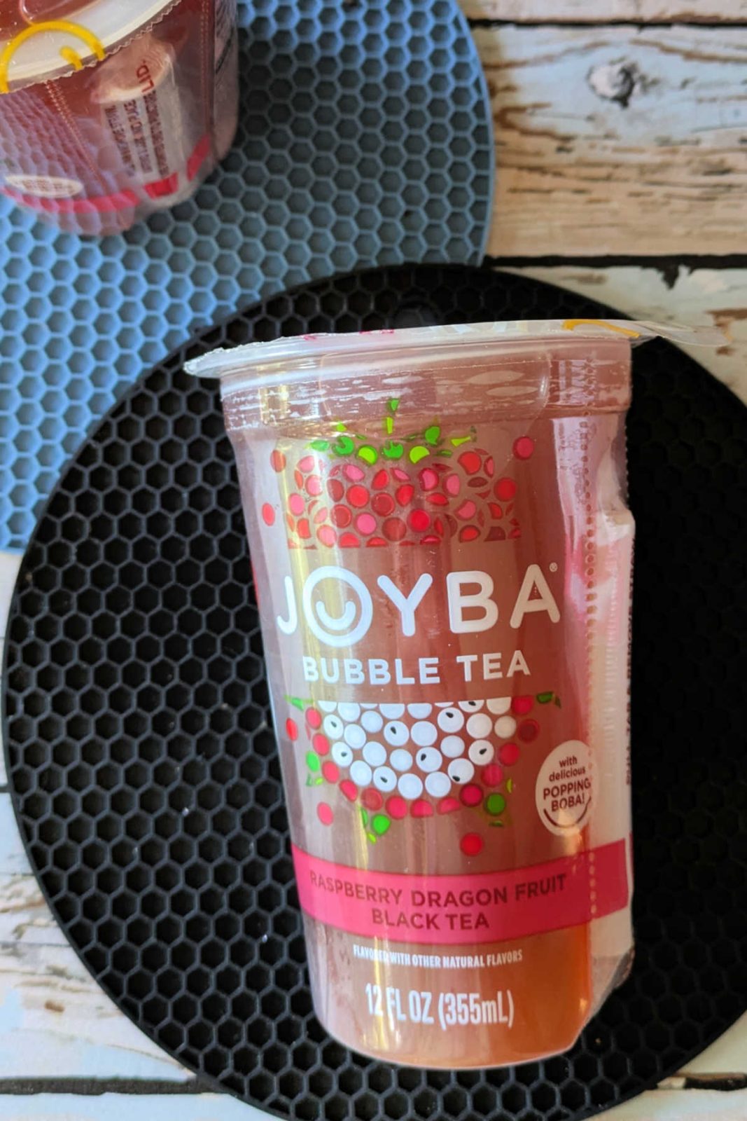 Joyba Bubble Tea delivers a burst of flavor and fun with every sip. It's a great, convenient alternative to soda and comes in a cup with a straw ready to enjoy!