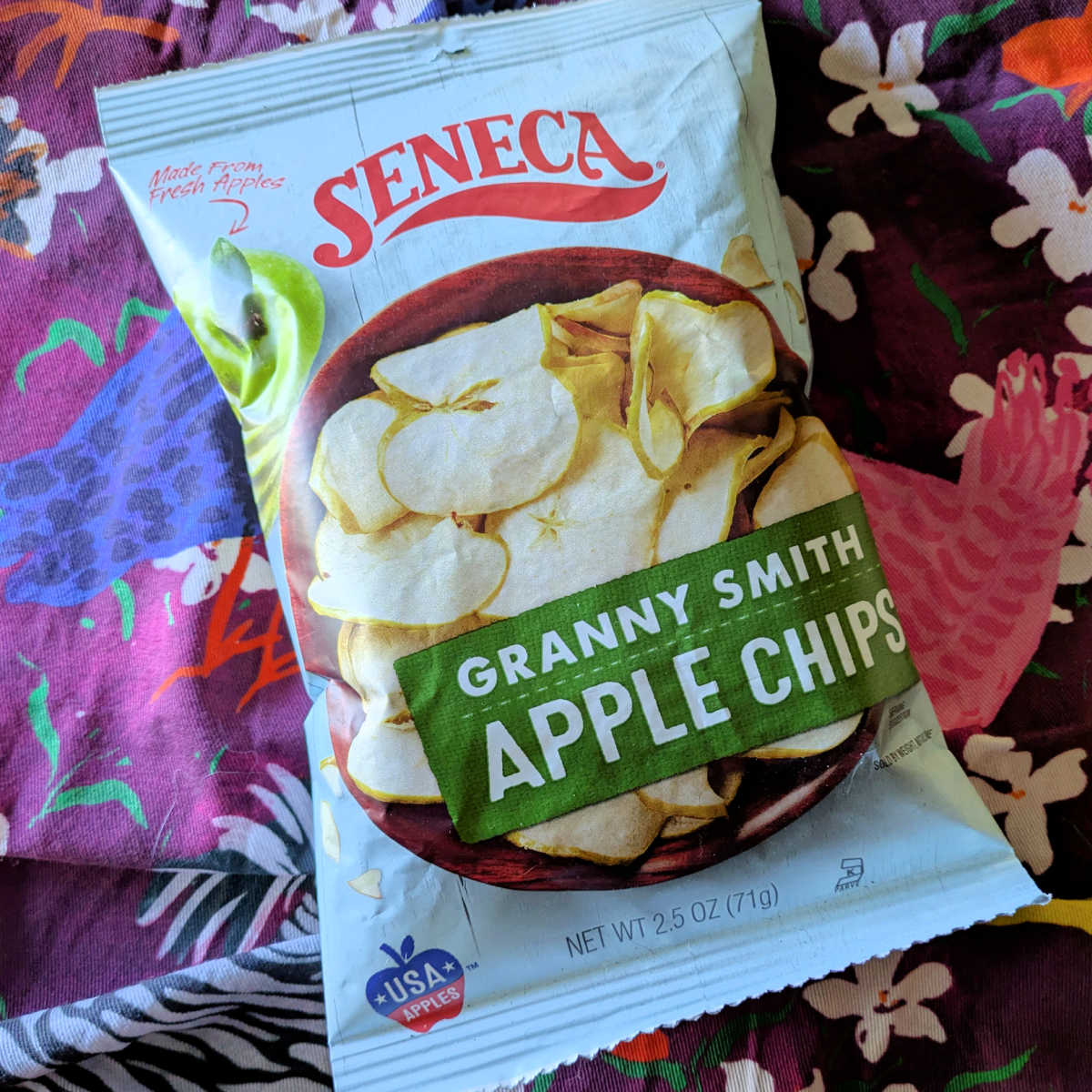 bag of seneca granny smith apple chips