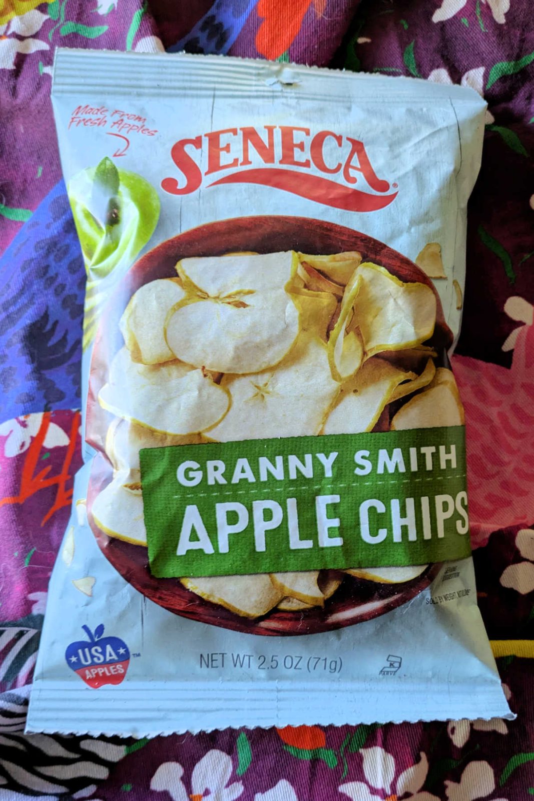 Seneca Granny Smith Apple Chips are thin, crispy, and crunchy - similar to a chip, but made from real fruit! Enjoy the wonderful sweet/tart taste of Granny Smith apples in a convenient snack.