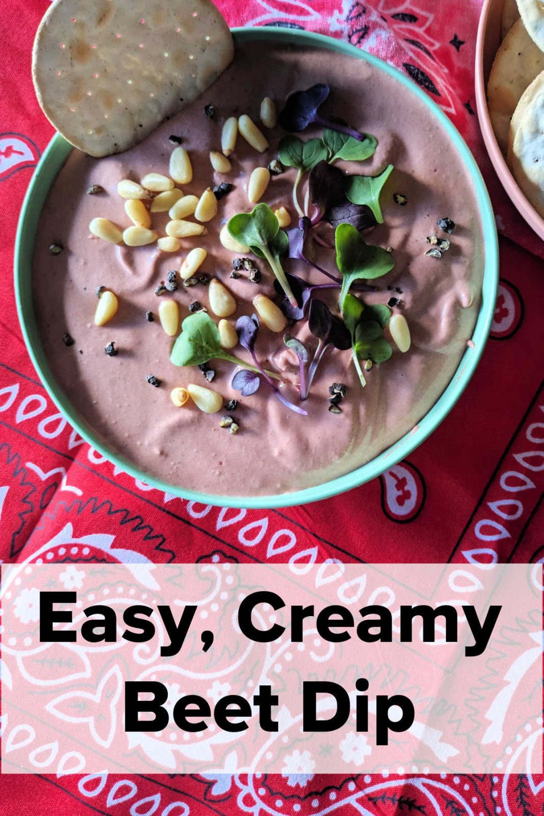 In just 5 minutes, blend up this vibrant and velvety creamy beet dip using only 3 ingredients! It's perfect for parties, make-ahead friendly, and absolutely gorgeous.