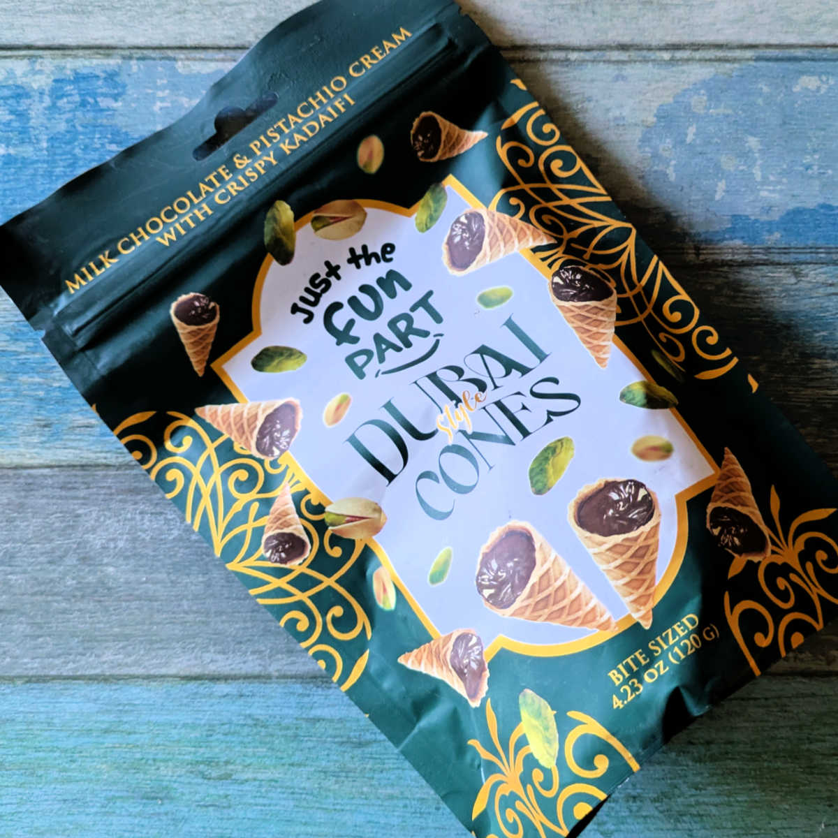 dubai chocolate cones