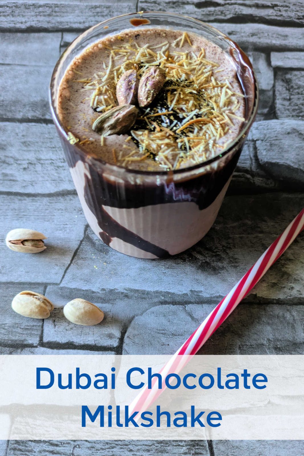Indulge in the Ultimate Dubai Chocolate Milkshake! This easy 5-minute recipe blends rich chocolate, decadent pistachio, and crispy Kataifi pastry for a truly luxurious, gourmet treat.