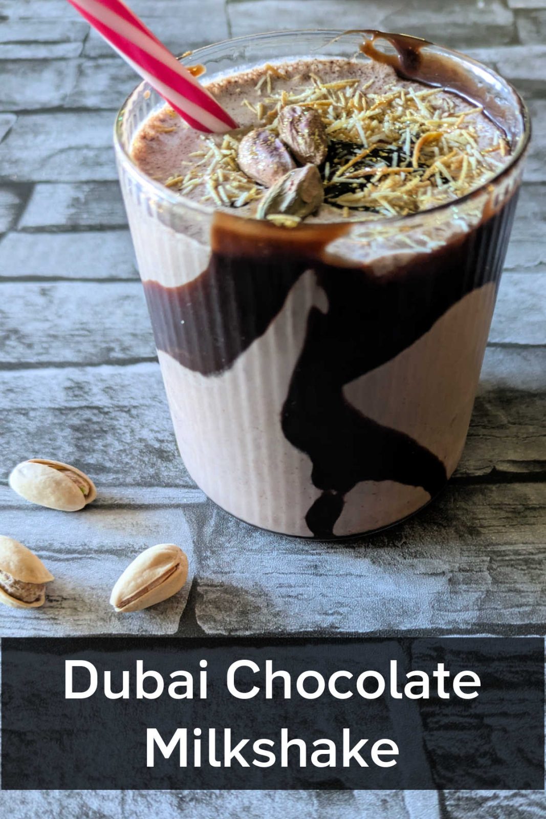Indulge in the Ultimate Dubai Chocolate Milkshake! This easy 5-minute recipe blends rich chocolate, decadent pistachio, and crispy Kataifi pastry for a truly luxurious, gourmet treat.