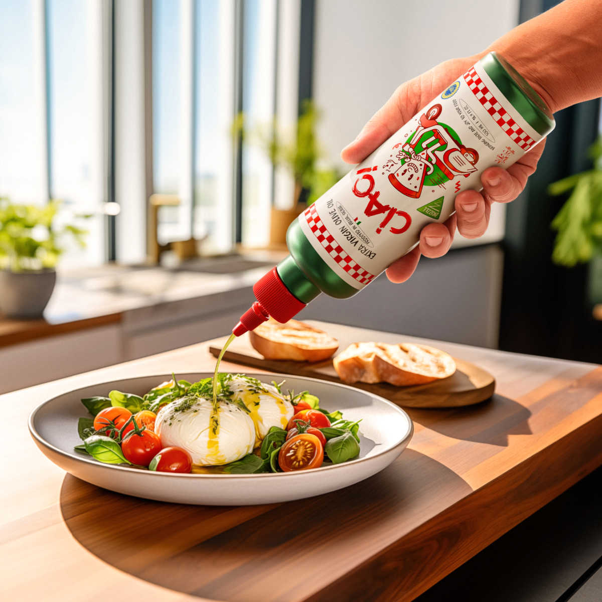 salad with ciao evoo