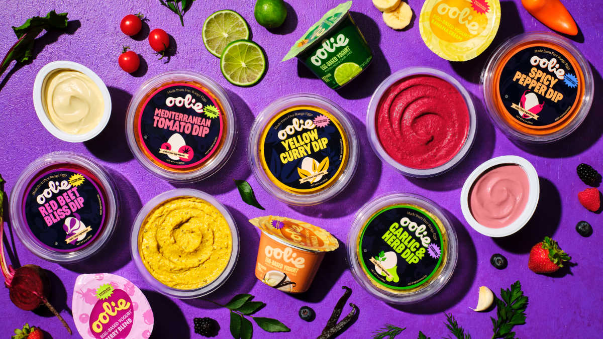 Oolie Dips are delicious, nutritious, and dairy-free. Made with free-range eggs and packed with protein, these bold dips come in 5 varieties like Yellow Curry and Red Beet Bliss, which are great for veggies, crackers, chips or as a meal addition!