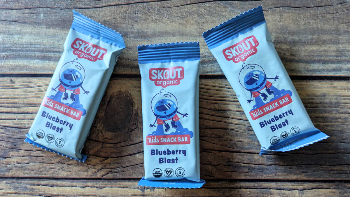 blueberry skout organic snack bars