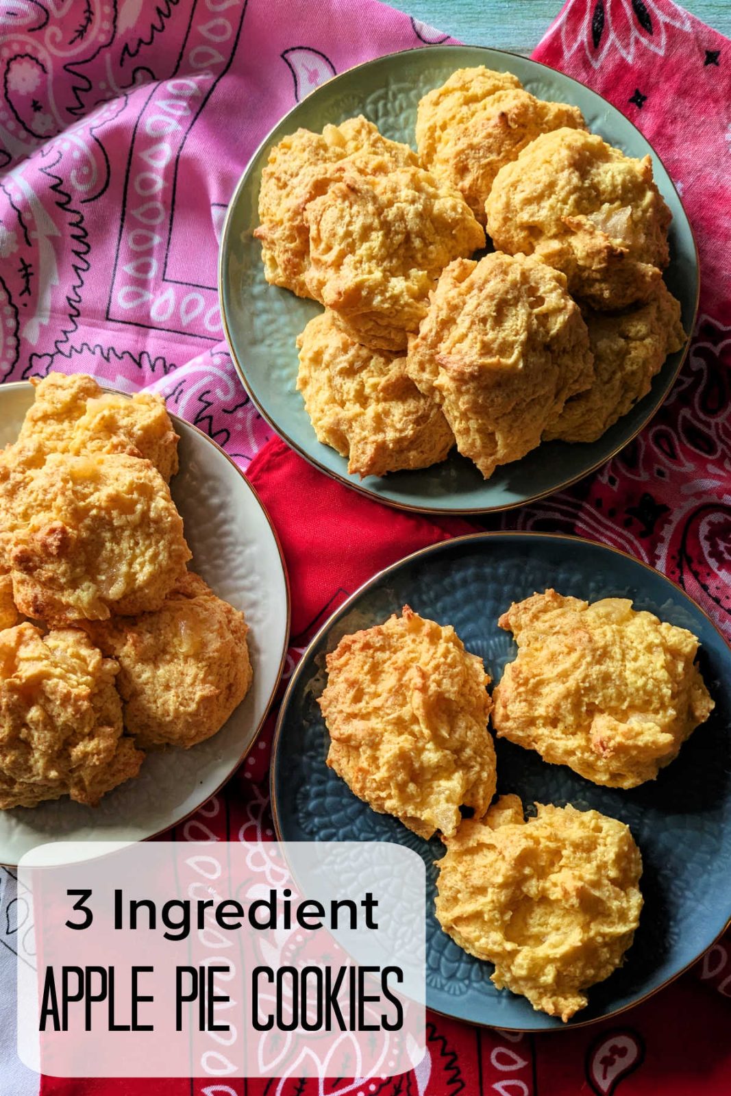 Craving apple pie flavor in a flash? 🍎 Try these 3-ingredient Apple Pie Cookies! This easy cake mix hack uses pantry staples for a soft, spiced treat ready in minutes.