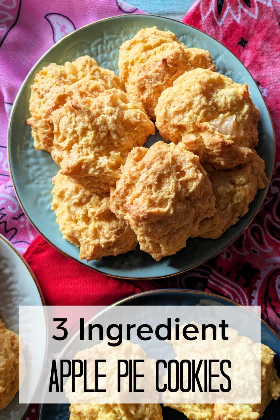 Craving apple pie flavor in a flash? 🍎 Try these 3-ingredient Apple Pie Cookies! This easy cake mix hack uses pantry staples for a soft, spiced treat ready in minutes.