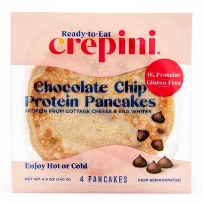 chocolate chip crepini protein pancakes