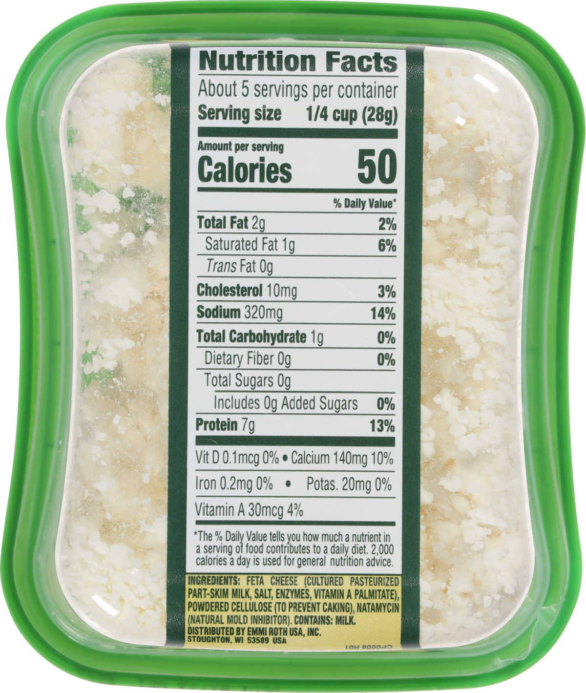 nutrition facts athenos protein feta