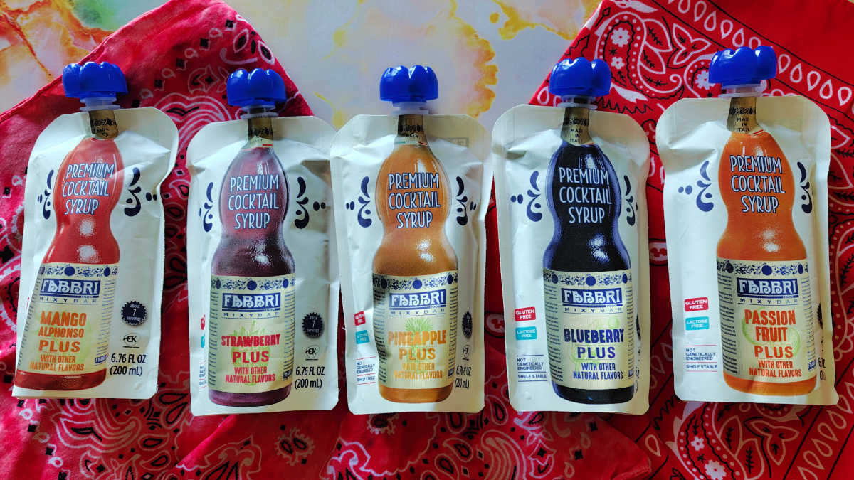Fabbri Italian Fruit Syrups pouches