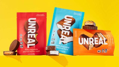 bags of unreal chocolate