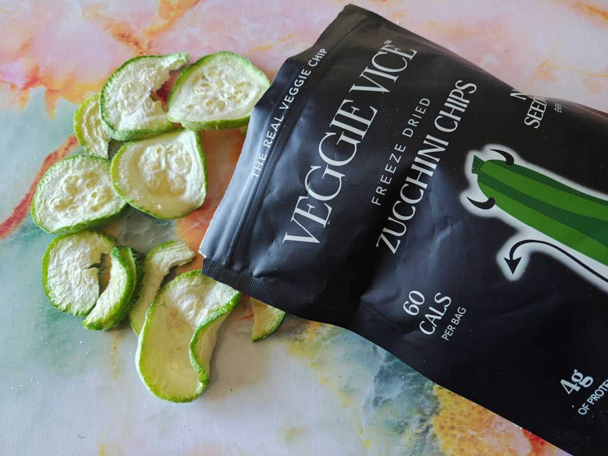 freeze dried zucchini chips