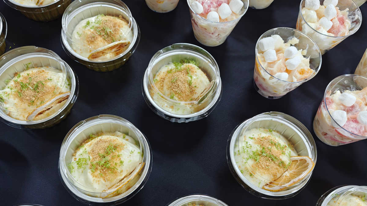 key lime pie and citrus ambrosia