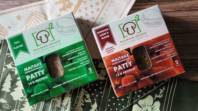 maitake mushroom square patties