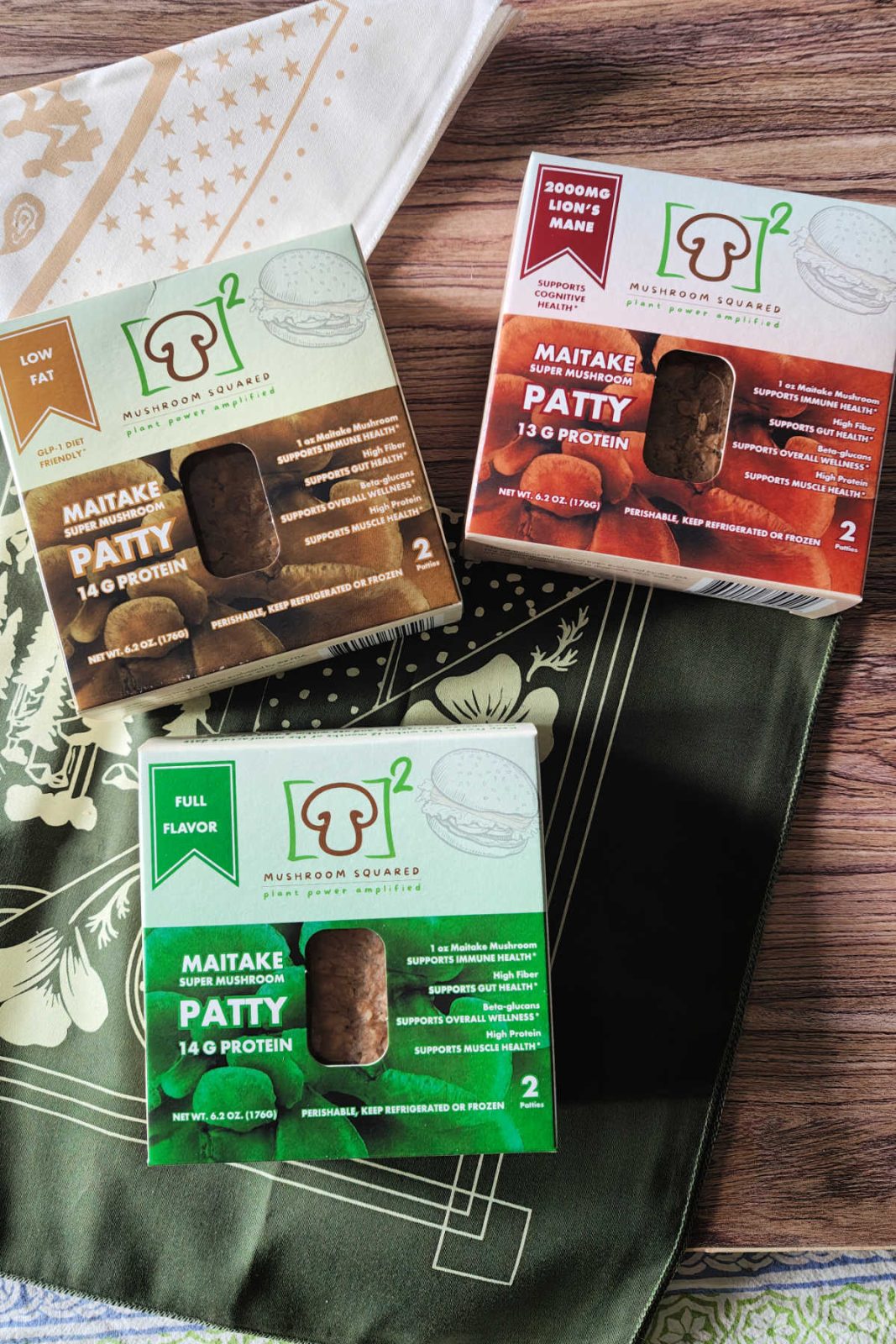 Mushroom Squared Patties are delicious, plant-based squares made from Maitake Mushrooms. Easy to prepare straight from the freezer, these individually packaged patties have a neutral taste that is ready to be seasoned or topped however you like!