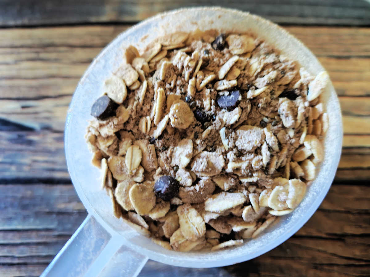 chocolate overnight oat mix beyond oats